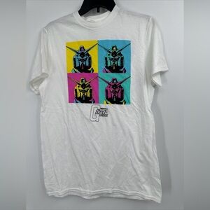 Vintage Mobile Suit Gundam Wing Squad Tee Anime Sotsu T-Shirt Size Small